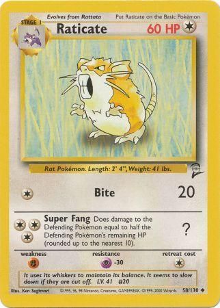 Raticate 58/130-Kantocards