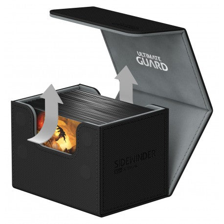 Sidewinder Deck Box 100+ XenoSkin Negra-Kantocards