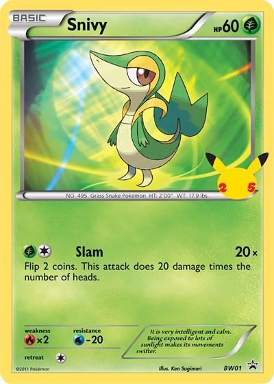 Carta Jumbo Snivy BW01-Kantocards