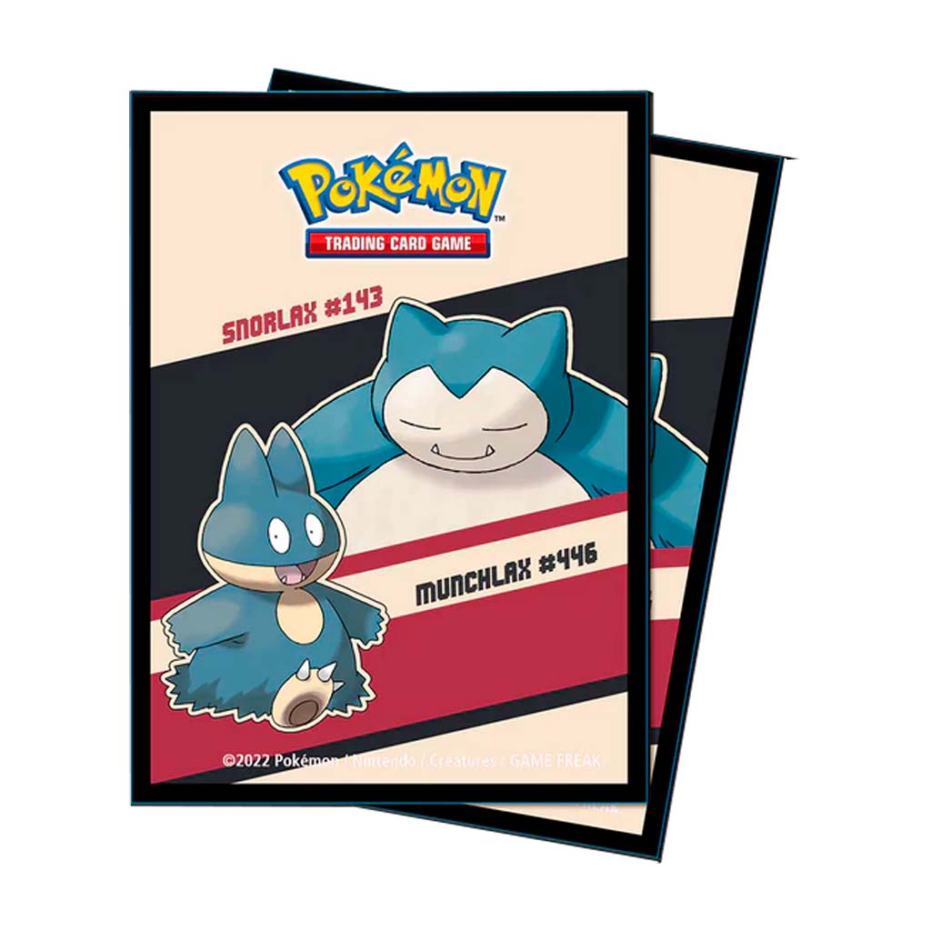 Snorlax Munchlax Sleeves 65-Kantocards