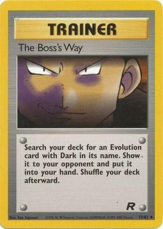 The Boss's Way 73/82-Kantocards