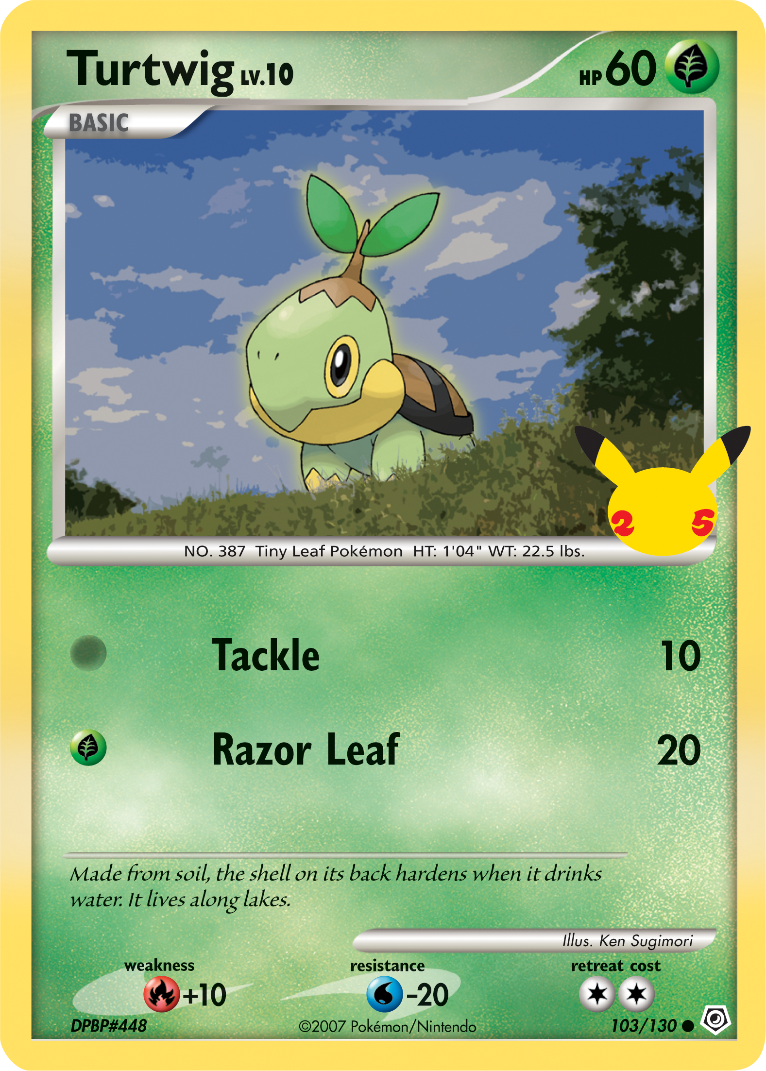 Carta Jumbo Turtwig-Kantocards