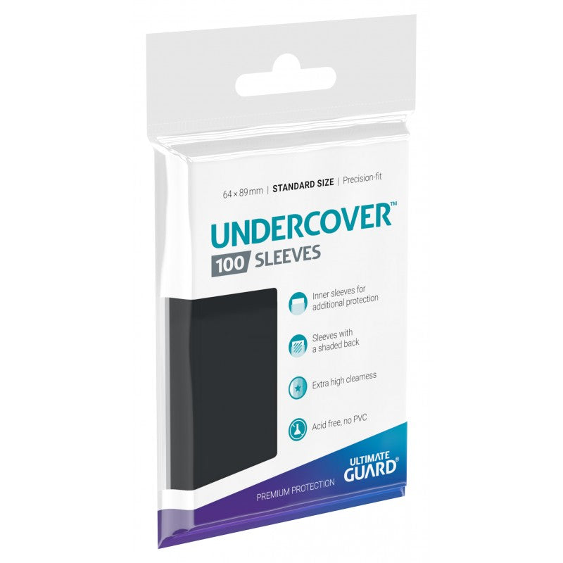 Undercover Micas (x100) Frente Transparente, Dorso Sombreado
