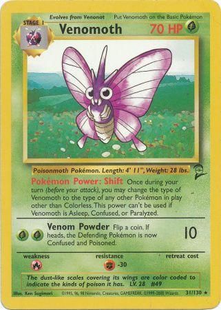 Venomoth 31/130-Kantocards