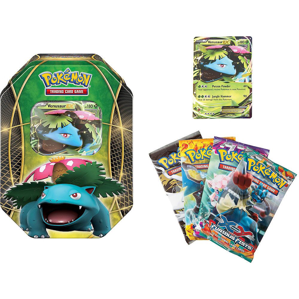XY VENUSAUR TIN-Kantocards