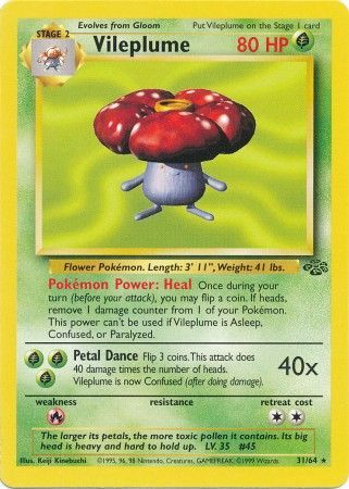Vileplume 31/64-Kantocards