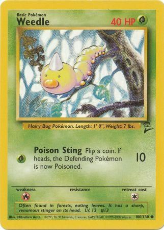 Weedle 100/130-Kantocards