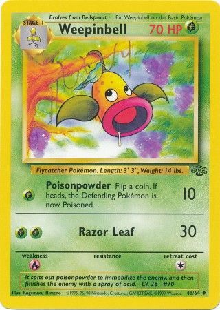Weepinbell 48/64-Kantocards