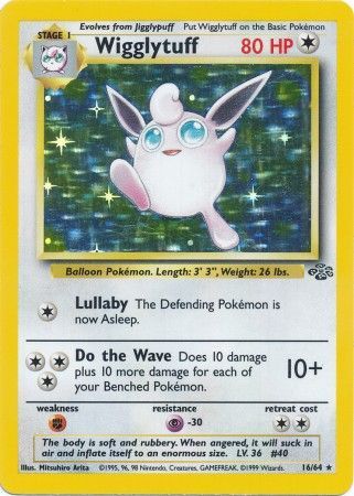 Wigglytuff 16/64 - Holo-Kantocards