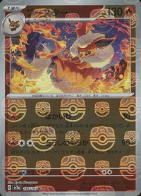 Flareon 136/165 - Reverse Holo - Master Ball - Japonés-Kantocards