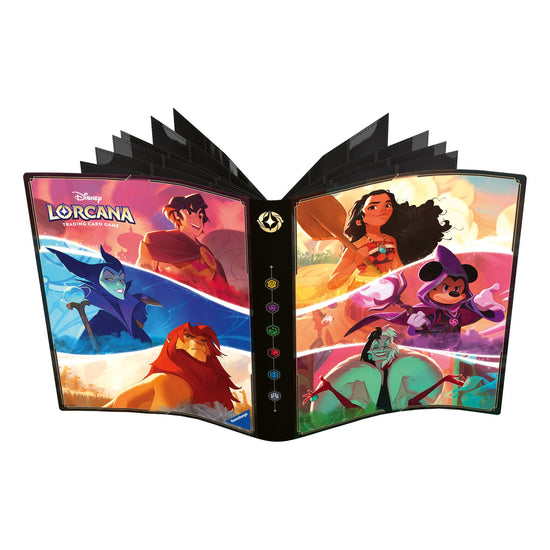 Disney Lorcana: Portfolio 10 Paginas (shimmering skies)