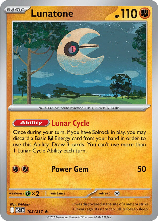 Lunatone 105/217 - Rare