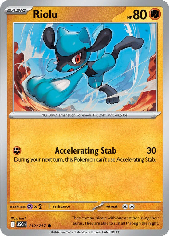 Riolu 112/217 - Common