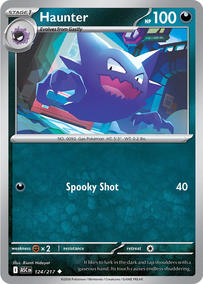Haunter 124/217 - Uncommon