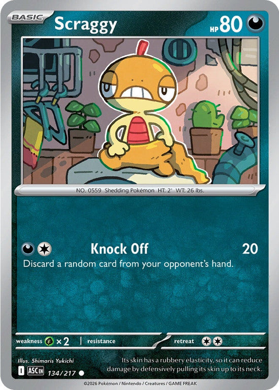 Scraggy 134/217 - Common