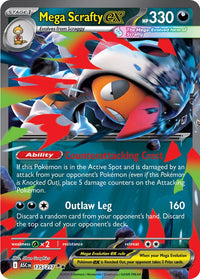 Mega Scrafty ex 135/217 - Double Rare