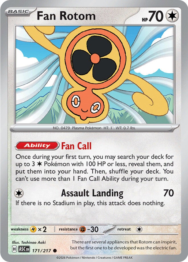 Fan Rotom 171/217 - Common