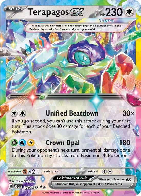 Terapagos ex 179/217 - Double Rare (Español)