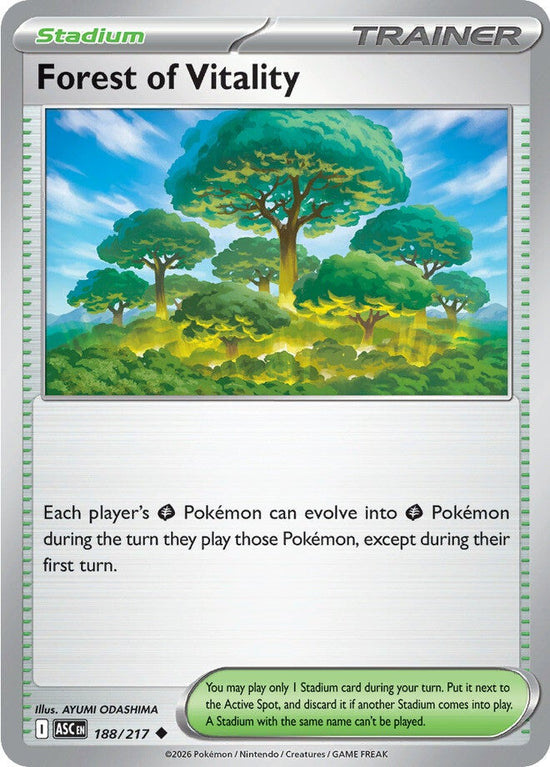 Forest of Vitality 188/217 - Uncommon