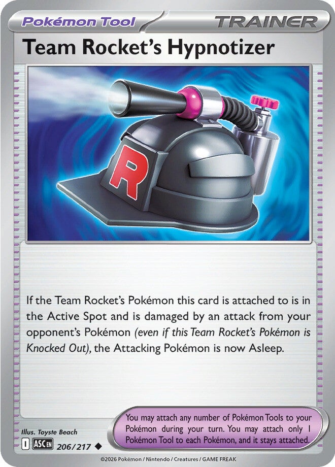 Team Rocket's Hypnotizer 206/217 - Uncommon