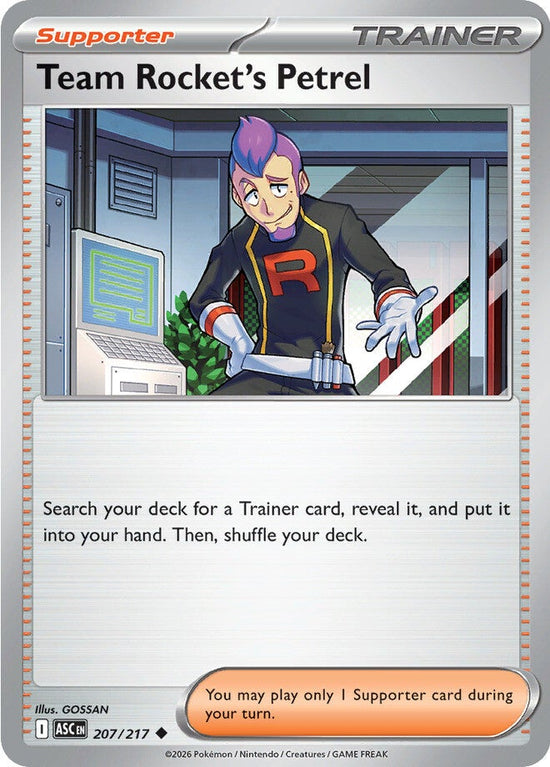 Team Rocket's Petrel 207/217 - Uncommon
