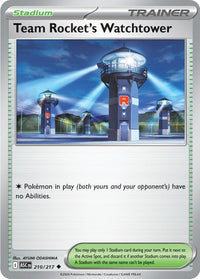 Team Rocket's Watchtower 210/217 - Uncommon