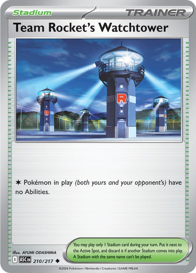 Team Rocket's Watchtower 210/217 - Uncommon