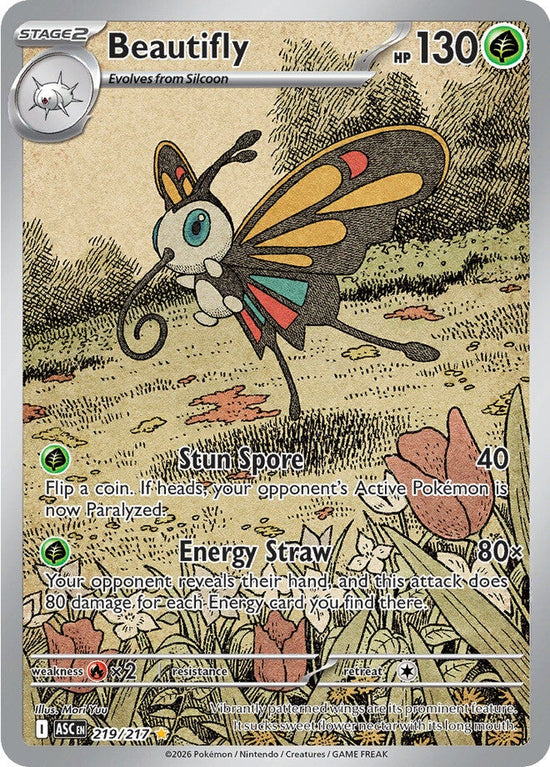 Beautifly 219/217 - Illustration Rare (Español)