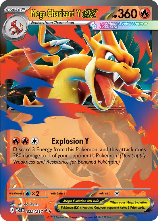 Mega Charizard Y ex 022/217 - Double Rare