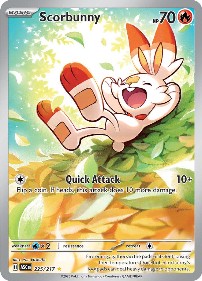 Scorbunny 225/217 - Illustration Rare