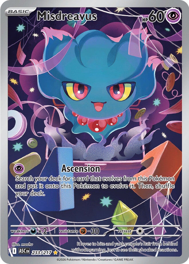 Misdreavus 233/217 - Illustration Rare
