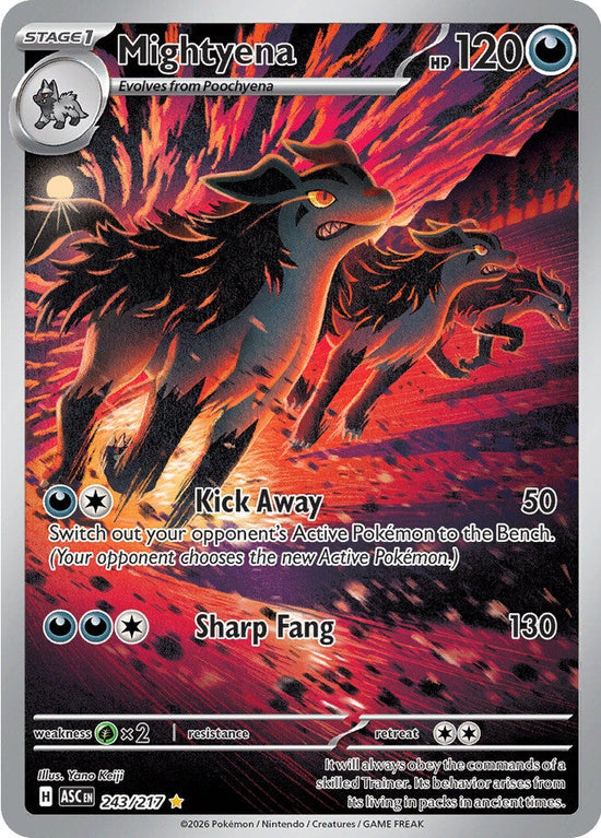 Mightyena 243/217 - Illustration Rare (Español)