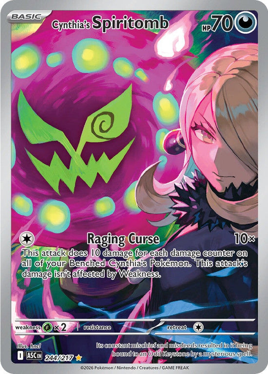 Cynthia's Spiritomb 244/217 - Illustration Rare (Español)