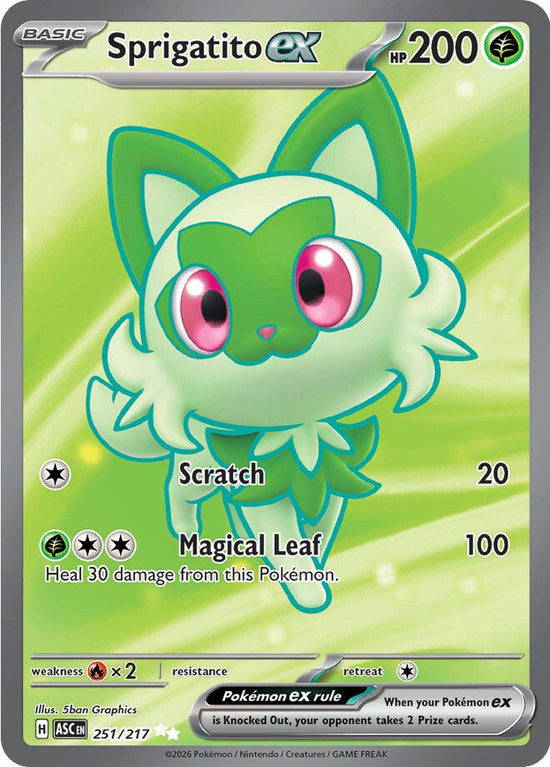 Sprigatito ex 251/217 - Ultra Rare (Español)
