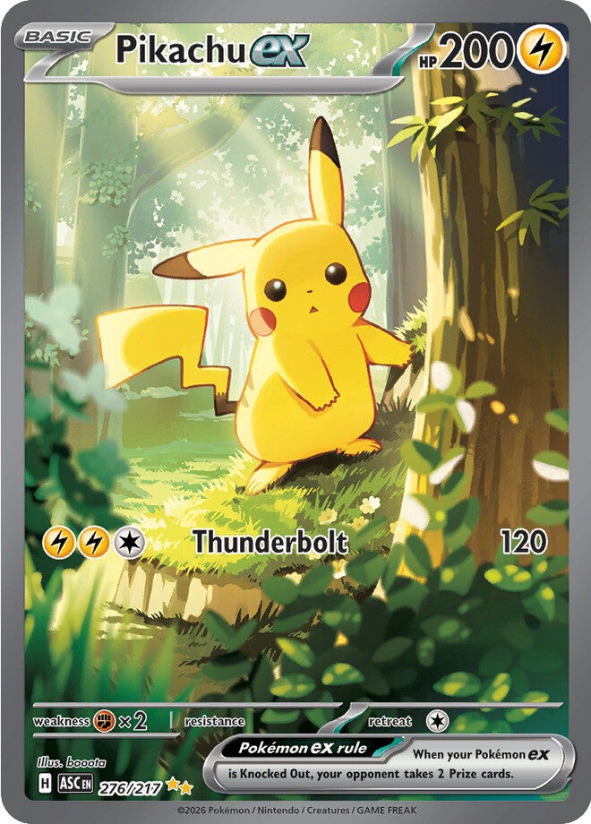 Pikachu ex 276/217 - Special Illustration Rare