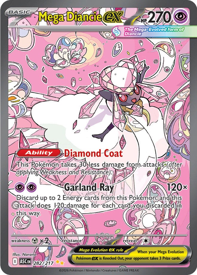 Mega Diancie ex 282/217 - Special Illustration Rare