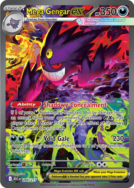 Mega Gengar ex 284/217 - Special Illustration Rare