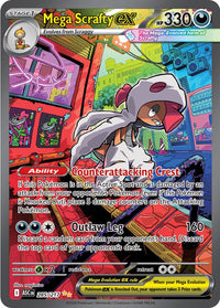 Mega Scrafty ex 285/217 - Special Illustration Rare