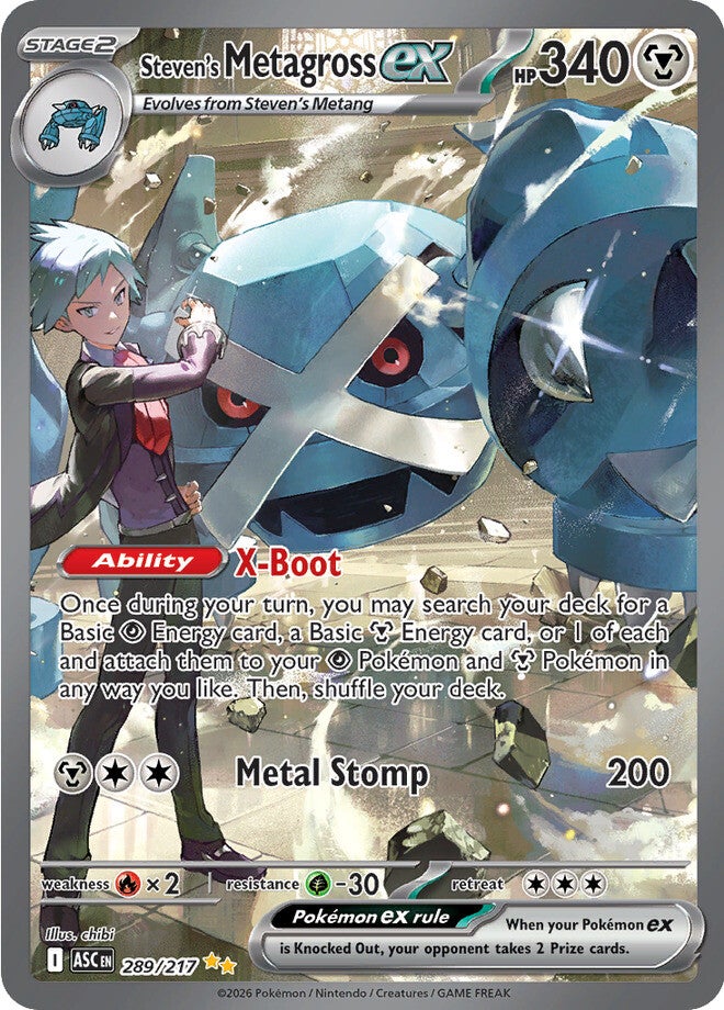 Steven's Metagross ex 289/217 - Special Illustration Rare