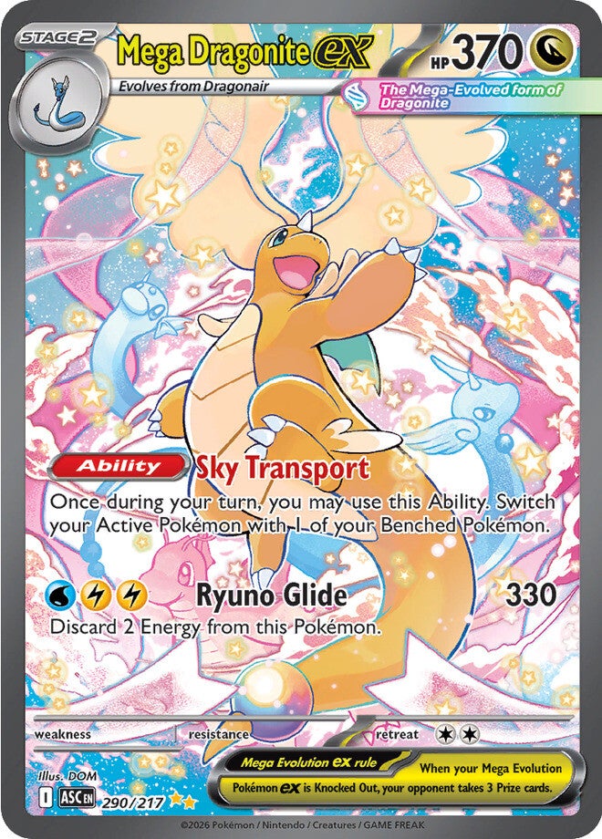 Mega Dragonite ex 290/217 - Special Illustration Rare