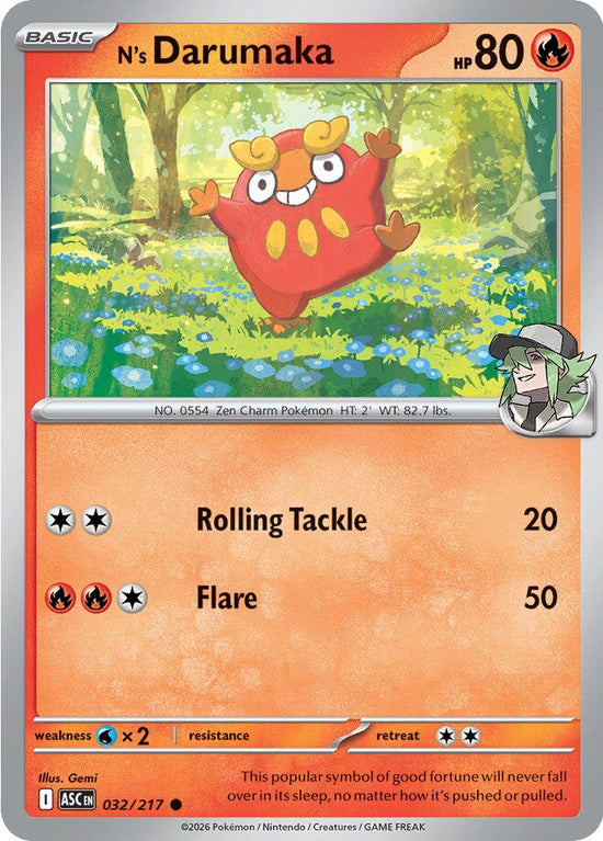 N's Darumaka 032/217 - Common