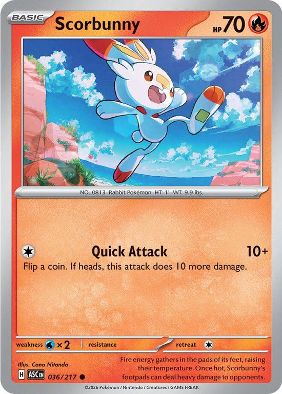 Scorbunny 036/217 - Common