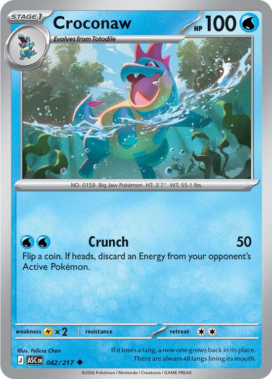 Croconaw 042/217 - Uncommon