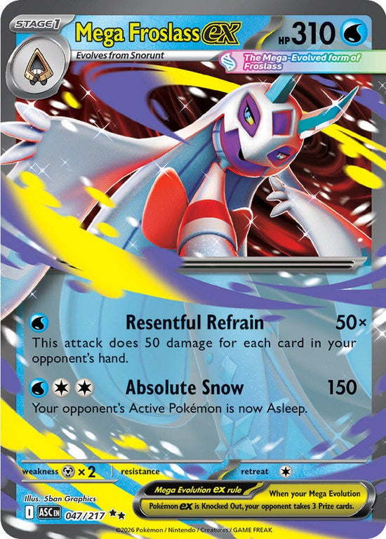 Mega Froslass ex 047/217 - Double Rare