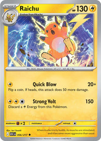 Raichu 056/217 - Uncommon