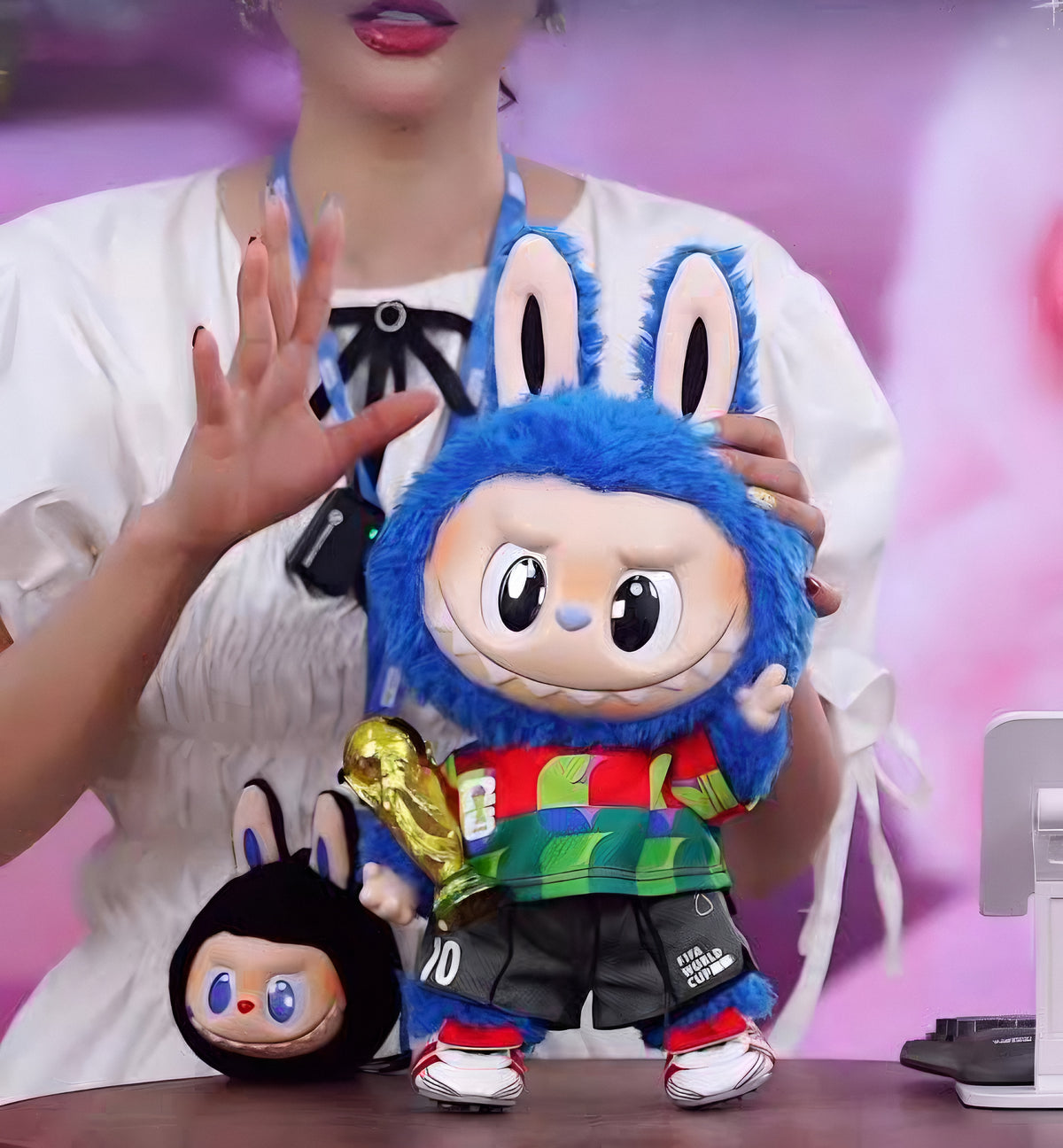 Labubu The Monsters FIFA SERIES (38cm) Catch the Win Vinyl Plush Doll