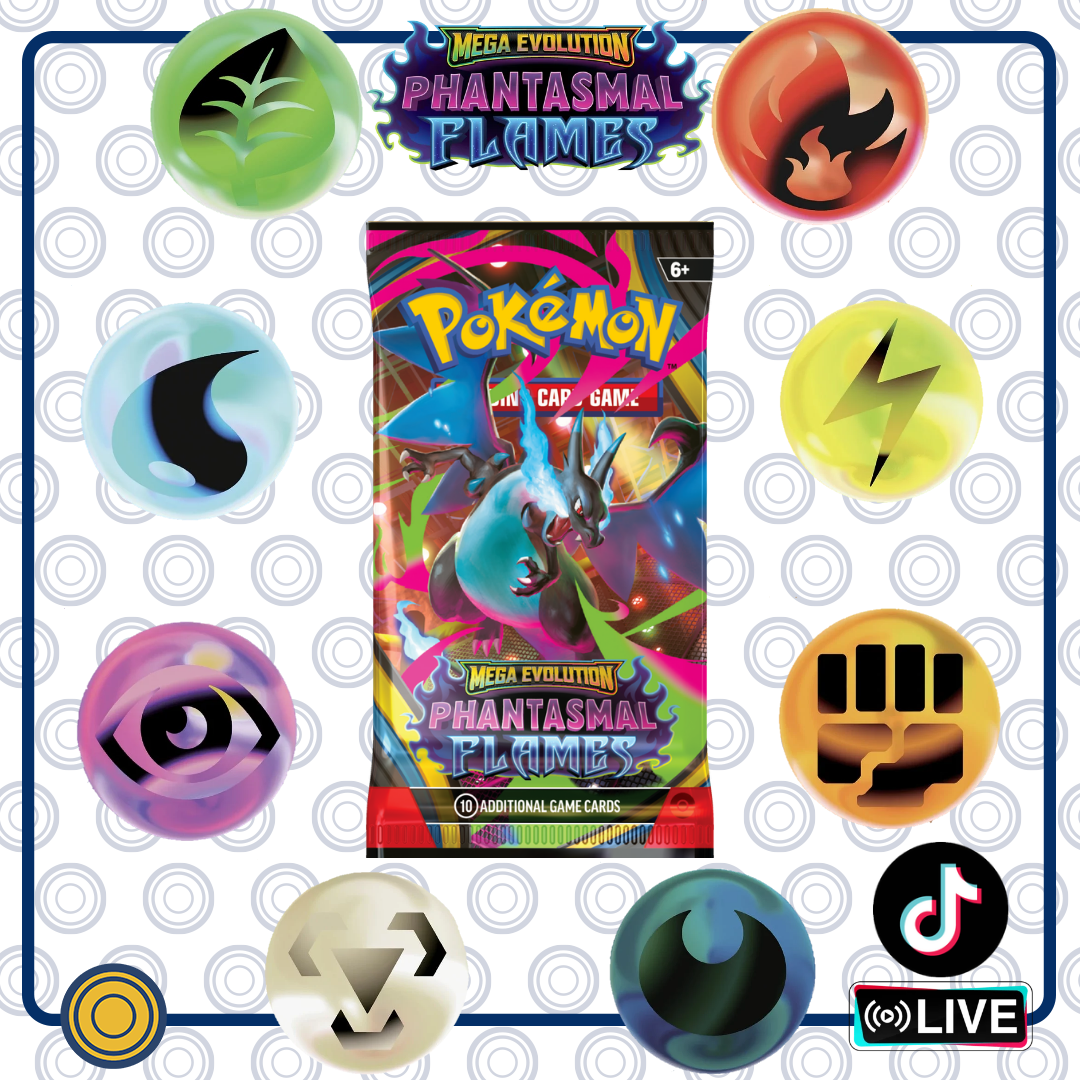 Phantasmal Flames - APERTURA EN VIVO Batalla de Energías (36 Booster Packs) (SOLO TIKTOK)