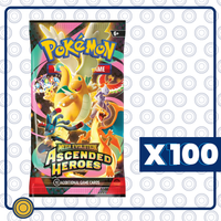 PAQUETE MAYOREO - ASCENDED HEROES - 100 sobres