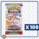 PAQUETE MAYOREO - Prismatic Evolutions - 100 Booster Packs