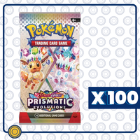 PAQUETE MAYOREO - Prismatic Evolutions - 100 Booster Packs